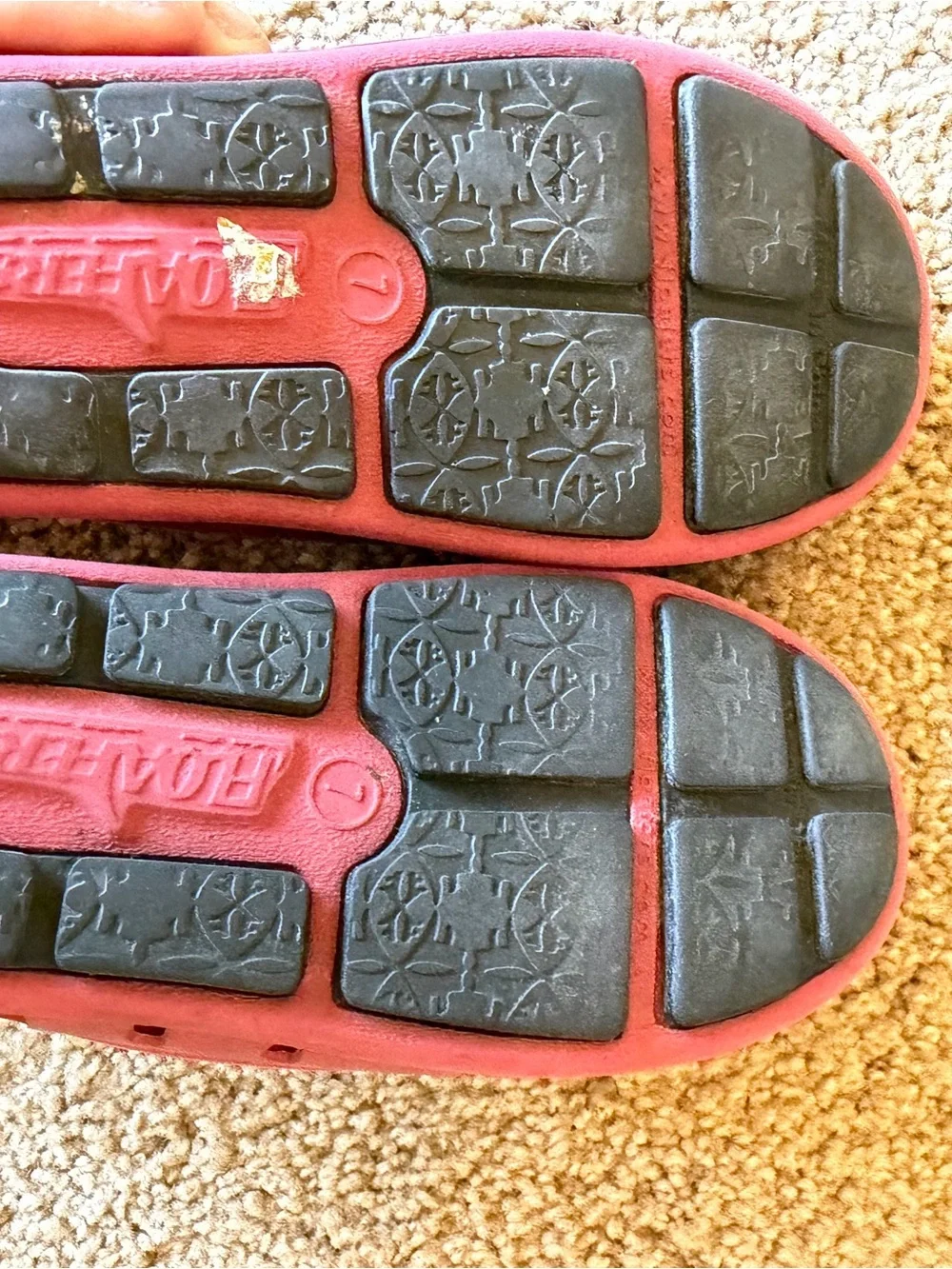 Kids Floafers Shoes in Red